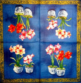 019 Lilies - 3-ply (blue) - Ihr